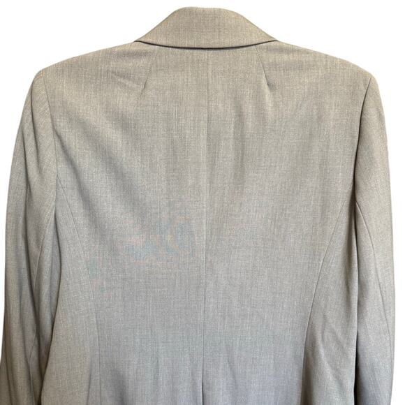 J. Crew Women's Double Button Blazer Classic Style Heathered Gray Size 10 - Picture 8 of 12